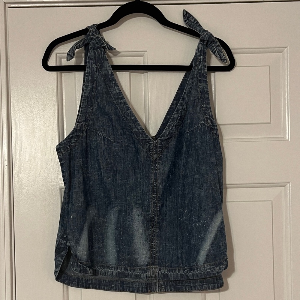 Pilcro Denim Tank Top